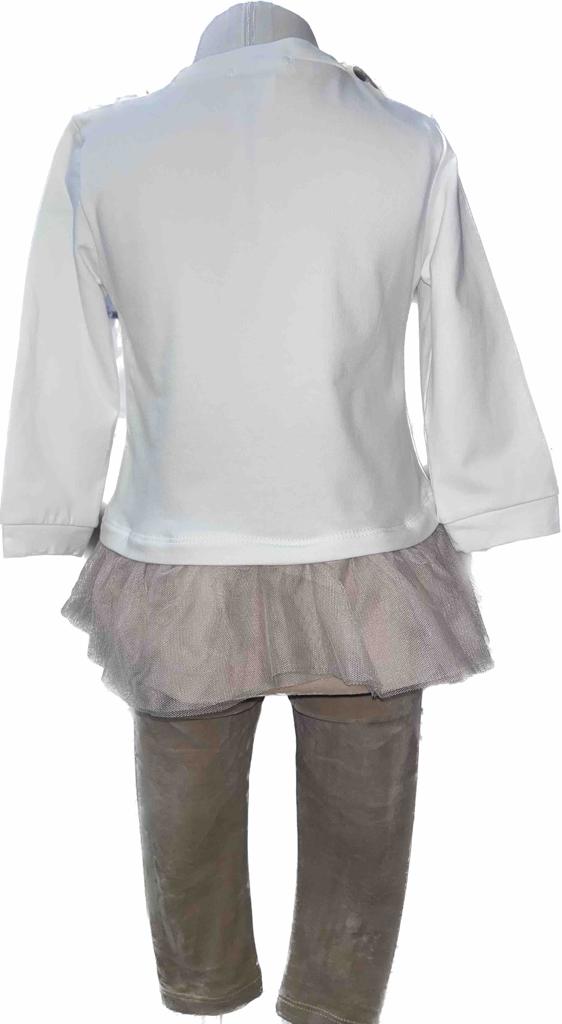 Bílo-béžový komplet - I love you