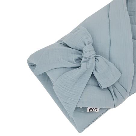 Zavinovačka mušelín s kokosem GREY BLUE