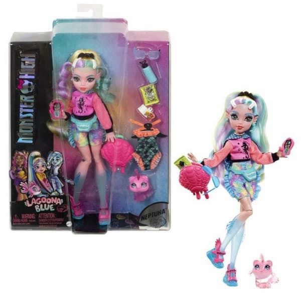 Mattel Monster High Panenka monsterka - Clawdeen Škola je opět v plném proudu a lehce přízrační studenti z Monster High™ dokáží dát školní uniformě pěkně na frak!