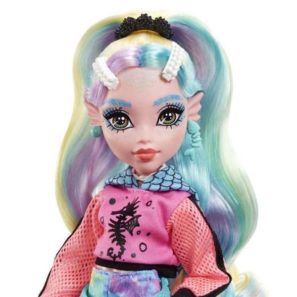 Mattel Monster High Panenka monsterka - Clawdeen Škola je opět v plném proudu a lehce přízrační studenti z Monster High™ dokáží dát školní uniformě pěkně na frak!