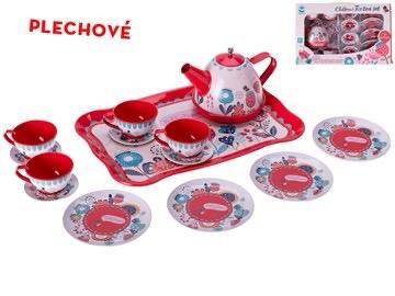 Čajový set plechový