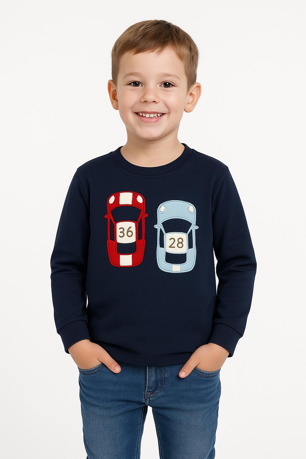 Dětské tričko s motivem závodních aut