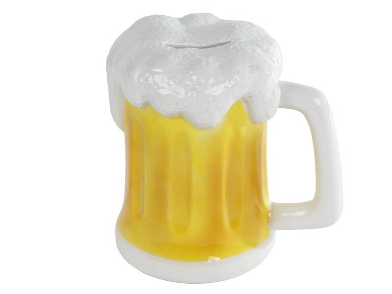 Pokladnička keramická – Pivní korbel