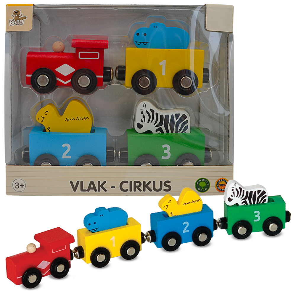 BABU vláčky - Vláček cirkus