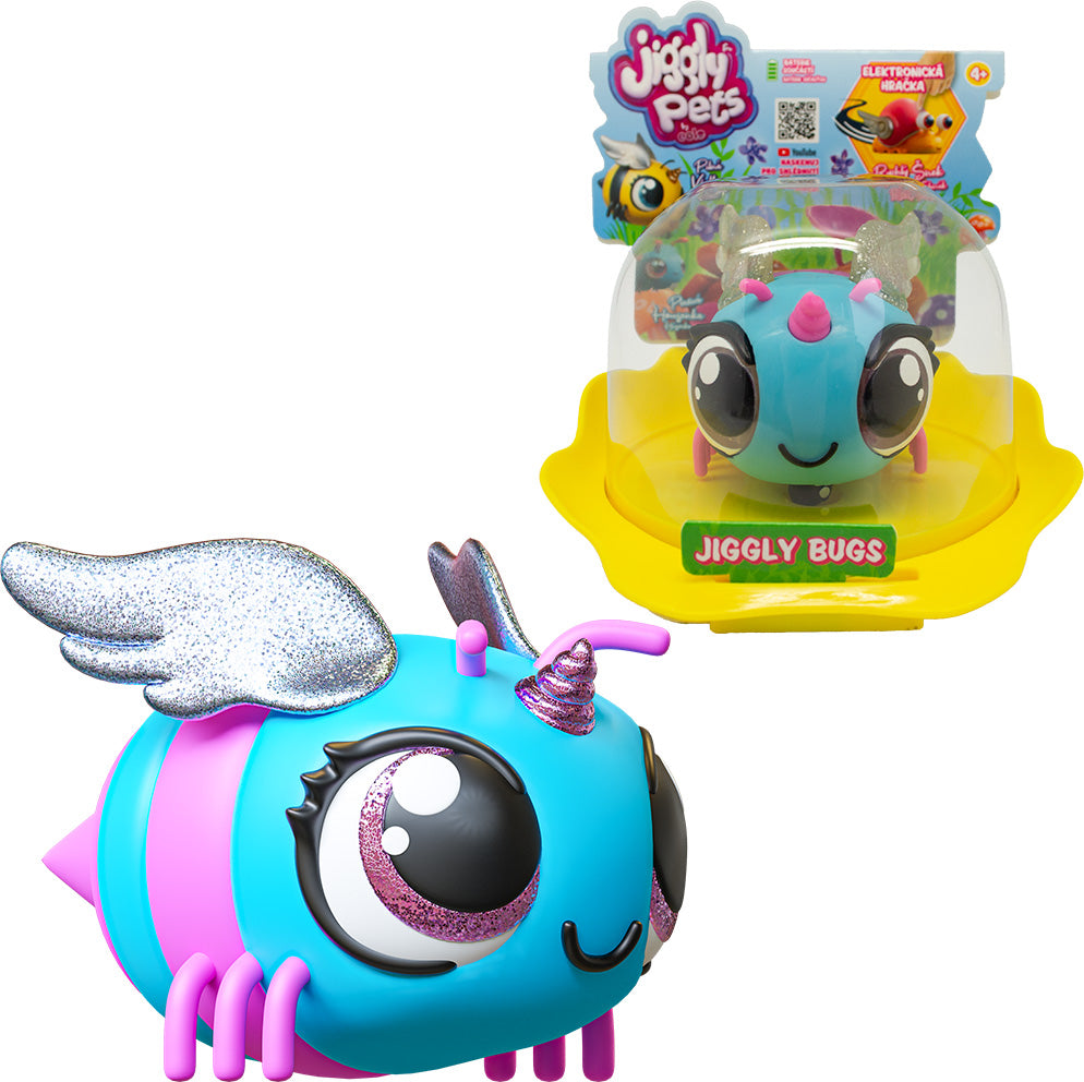 JIGGLY BUGS Včelka modrá