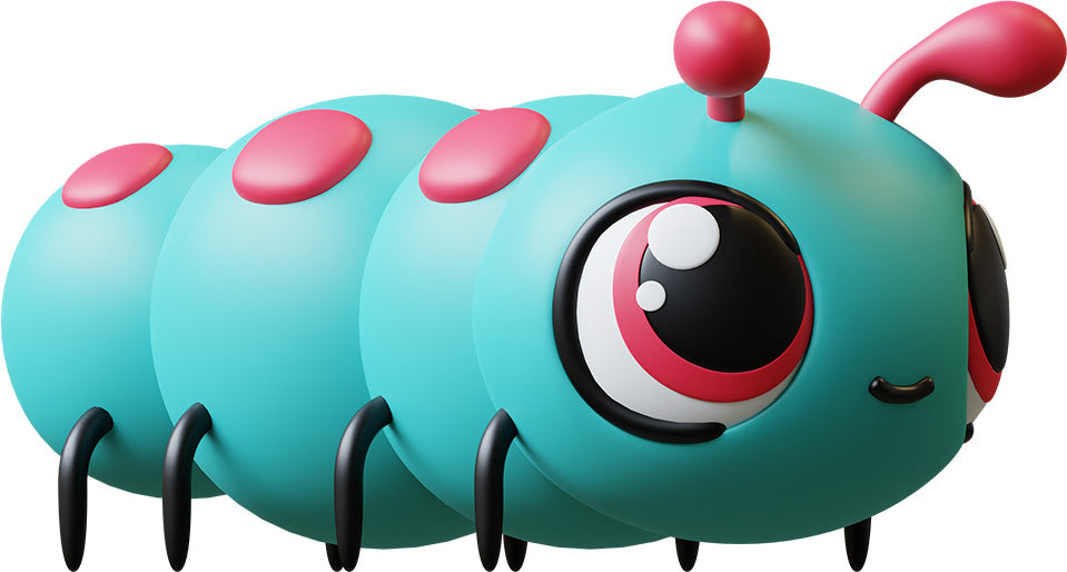 JIGGLY BUGS Housenka modrá - Image 2