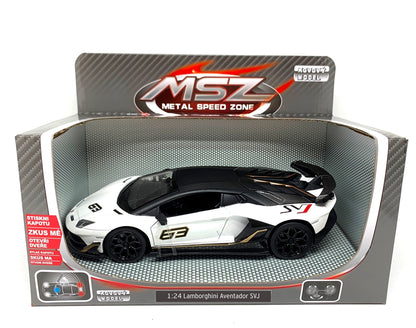 Kovový model - 1:24 Lamborghini Aventador SVJ - Image 2