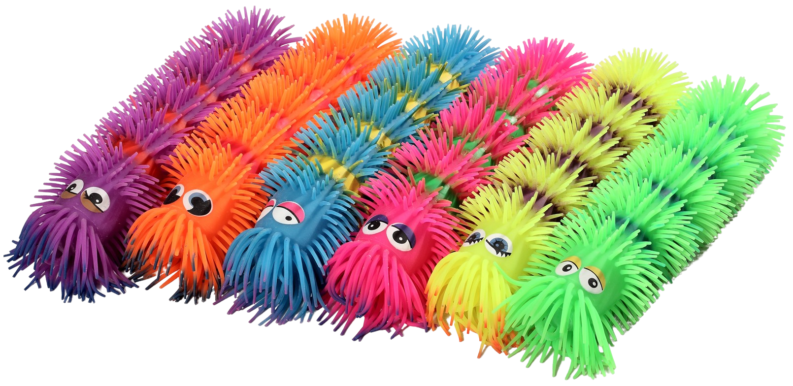 Antistresová mačkací Stonožka/Housenka 30 cm - více druhů