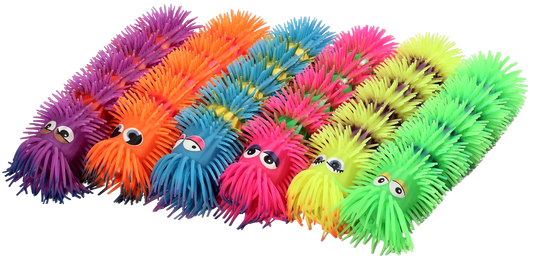 Antistresová mačkací Stonožka/Housenka 30 cm - více druhů