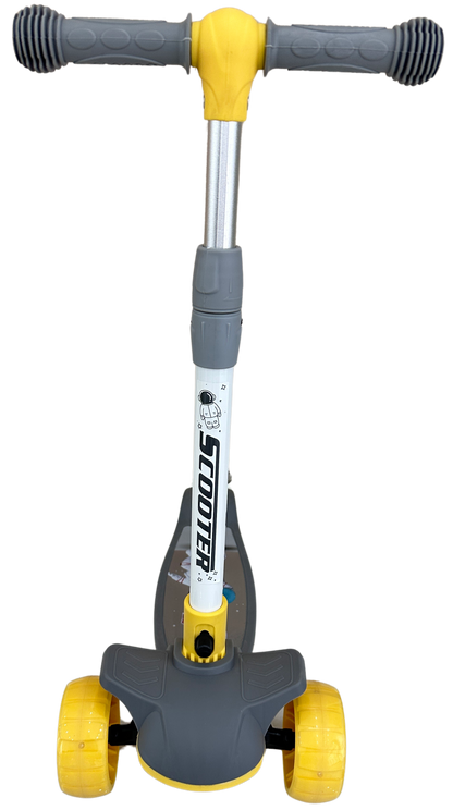 Dětská tříkolová koloběžka žlutá - Image 2