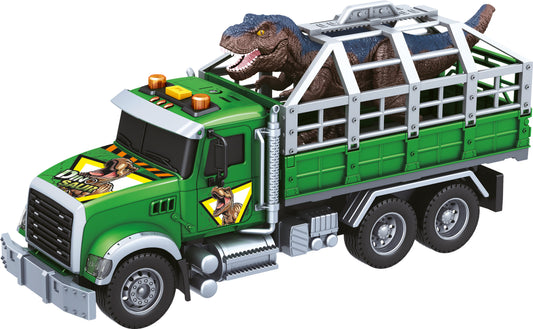 CITY SERVICE CAR - 1:14 - Nákladní auto na přepravu dinosaurů (se zvukem, světly a dalšími funkcemi)