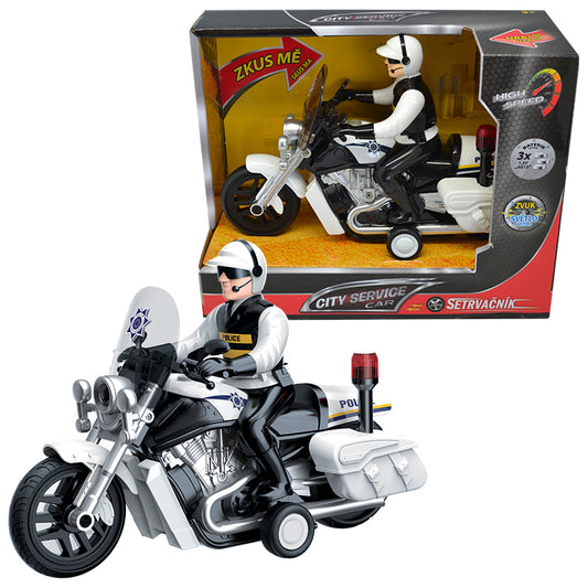 CITY SERVICE CAR - 1:16 Policejní motorka