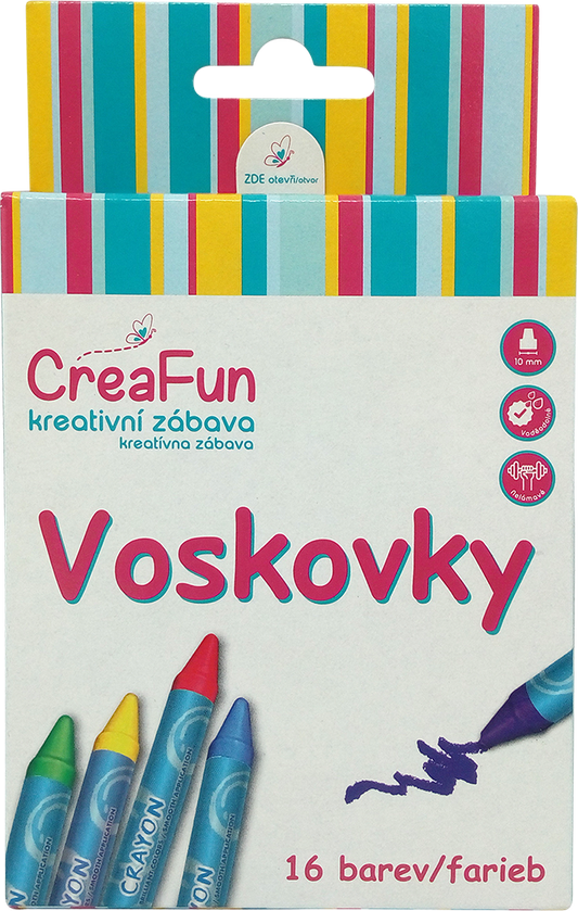 Voskovky 16 barev