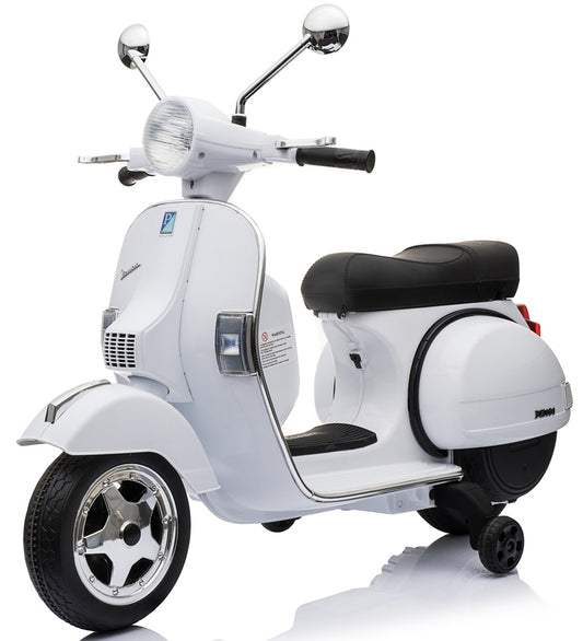 Dětský elektrický skútr Vespa PX150 bílý