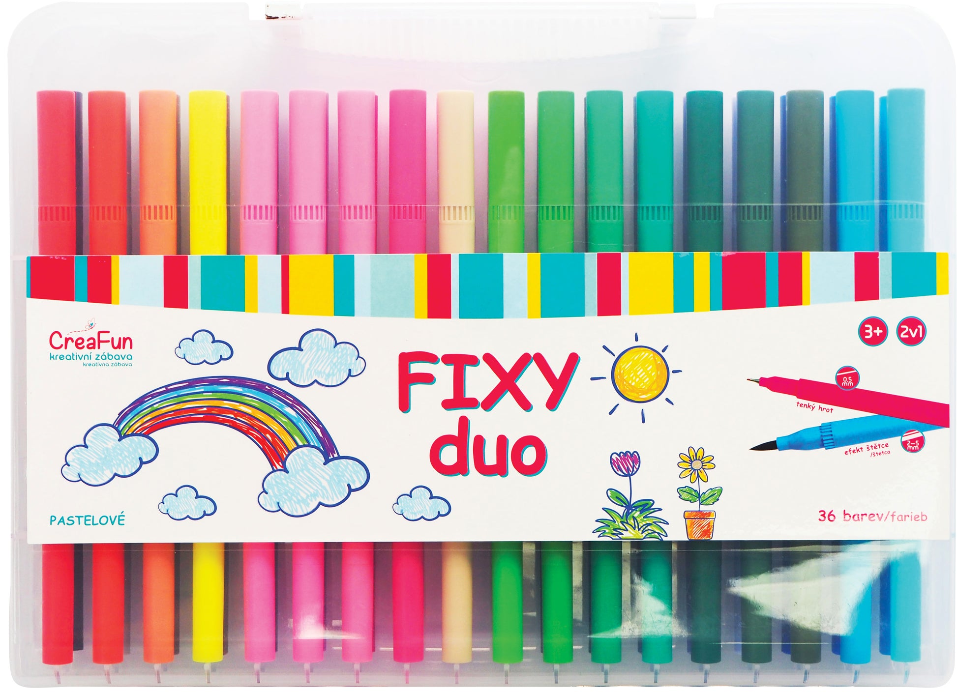 CreaFun - Fixy DUO 36 barev