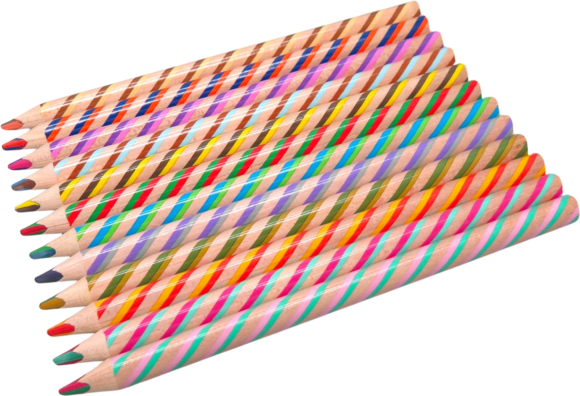 Magické duhové Jumbo pastelky - sada 12 ks