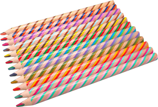 Magické duhové Jumbo pastelky - sada 12 ks