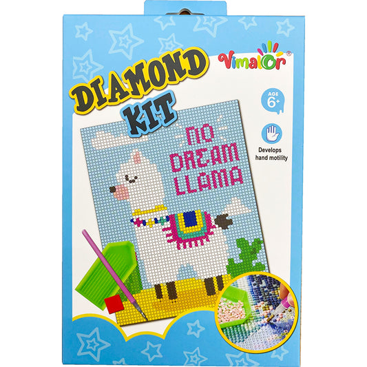 Diamantové malování - Lama
