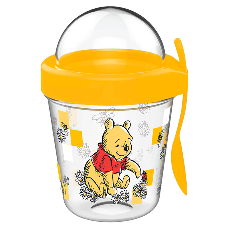 Disney Medvídek PÚ Cup Snack s víčkem a lžičkou 350 ml