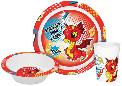 Dragon jídelní set 3ks - Image 2