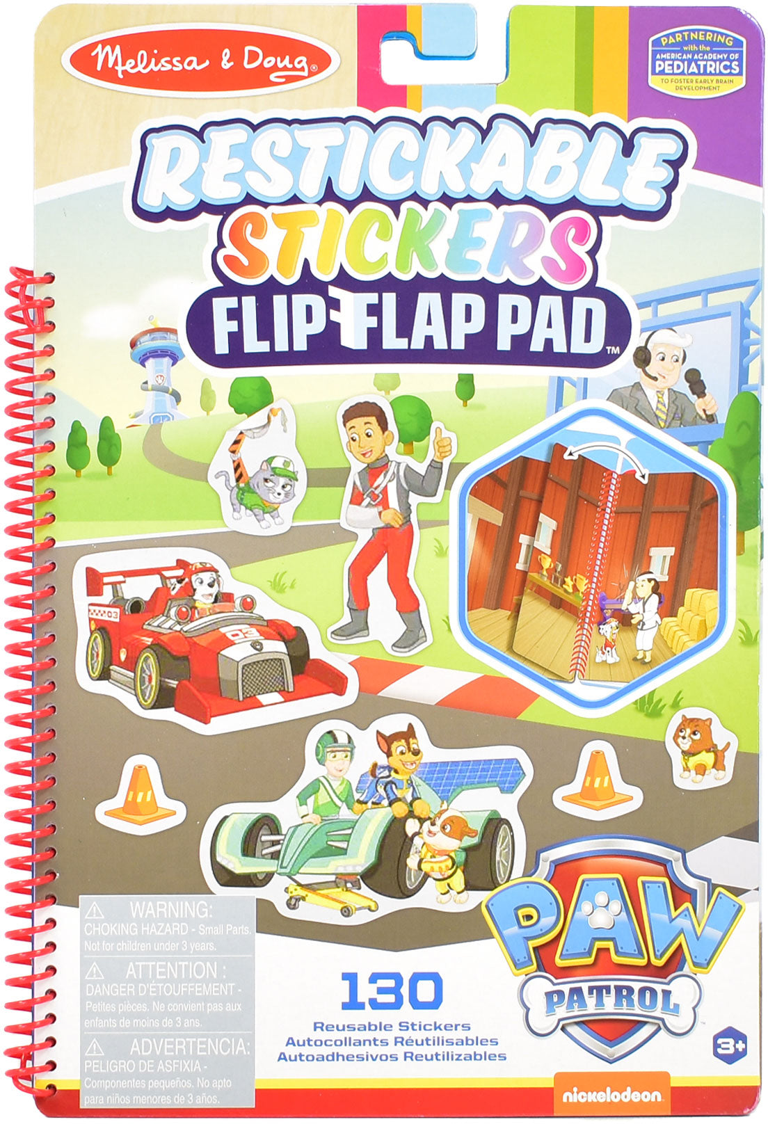 Melissa & Doug - TLAPKOVÁ PATROLA - Kniha se samolepkami - Klasická mise