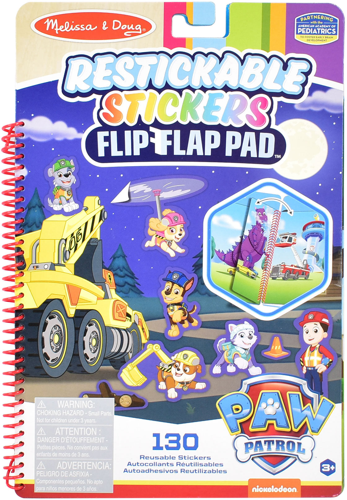 Melissa & Doug - TLAPKOVÁ PATROLA - Kniha se samolepkami - Mise ultimátní záchrany