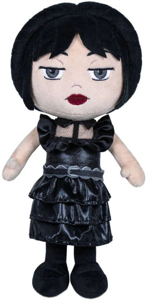 Wednesday Addams plyšová postavička plesové šaty 33 cm