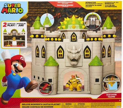 Nintendo Hrací sada Deluxw Super Mario a Bowser s hrad se zvukem - Image 2