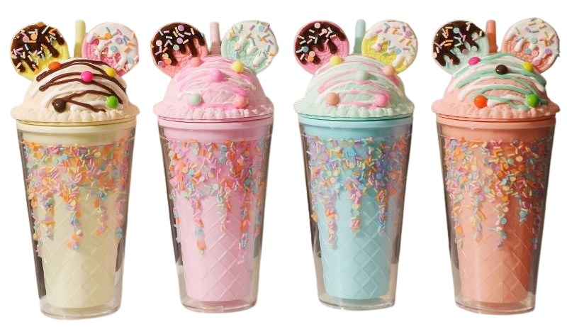 Kelímek s víčkem a brčkem Oreo 480ml - více variant