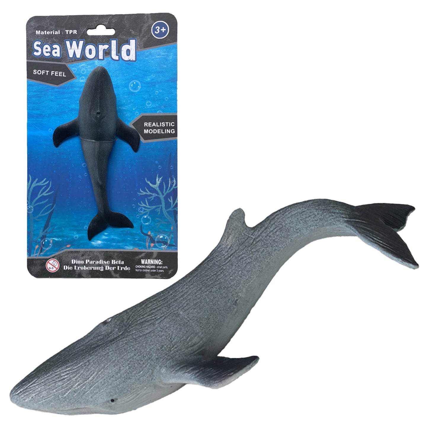 Živá příroda: Modrá velryba – realistický model plaza (18 cm)