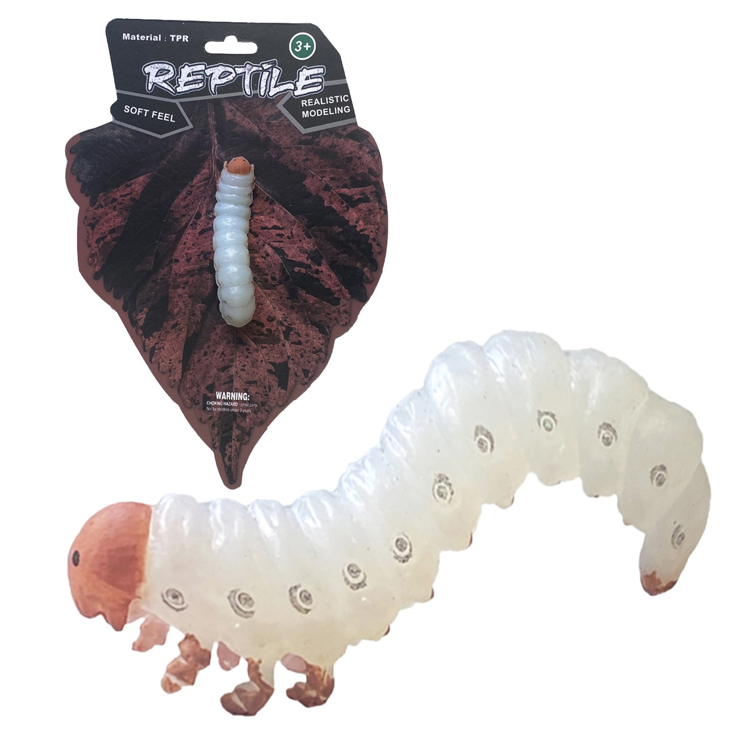 Živá příroda: Larva - realistický model hmyzu (11,5 cm)