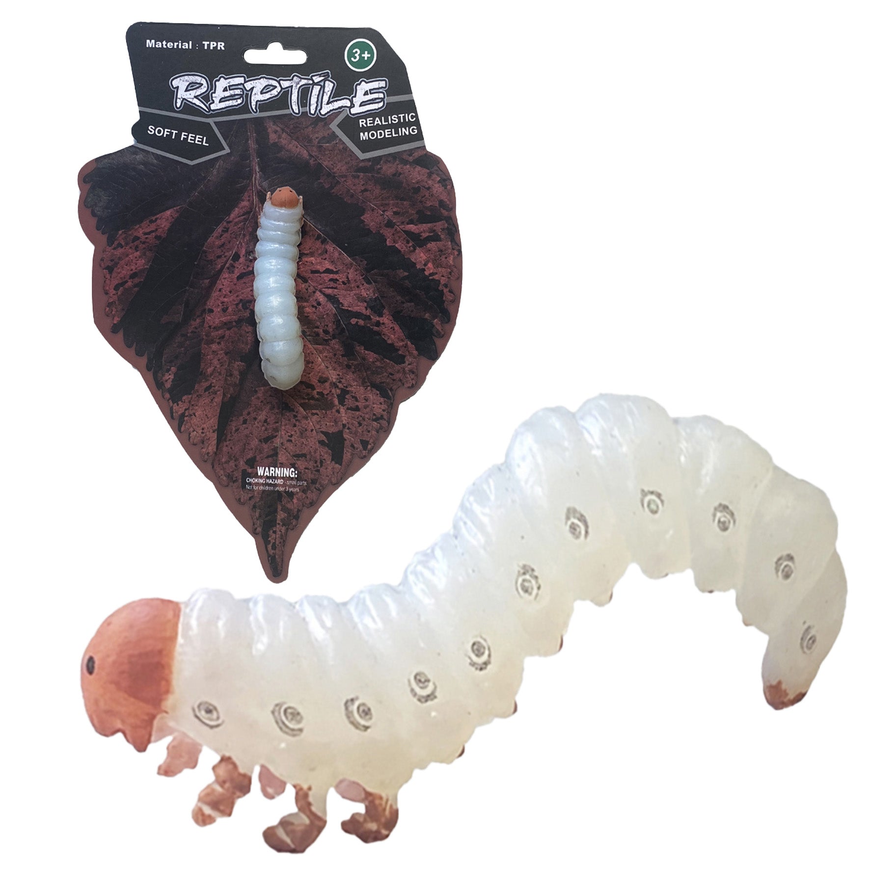 Živá příroda: Larva - realistický model hmyzu (11,5 cm)