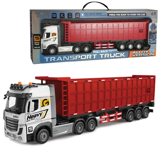 1:24 Kovový Kamion s návěsem pro sypké materiály