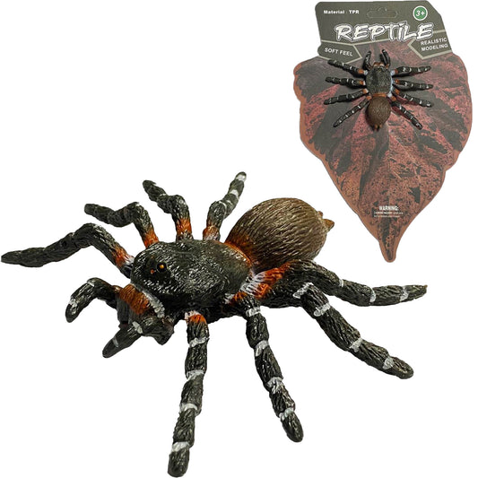 Živá příroda: White Knee Spider - realistický model pavouka (8 cm)