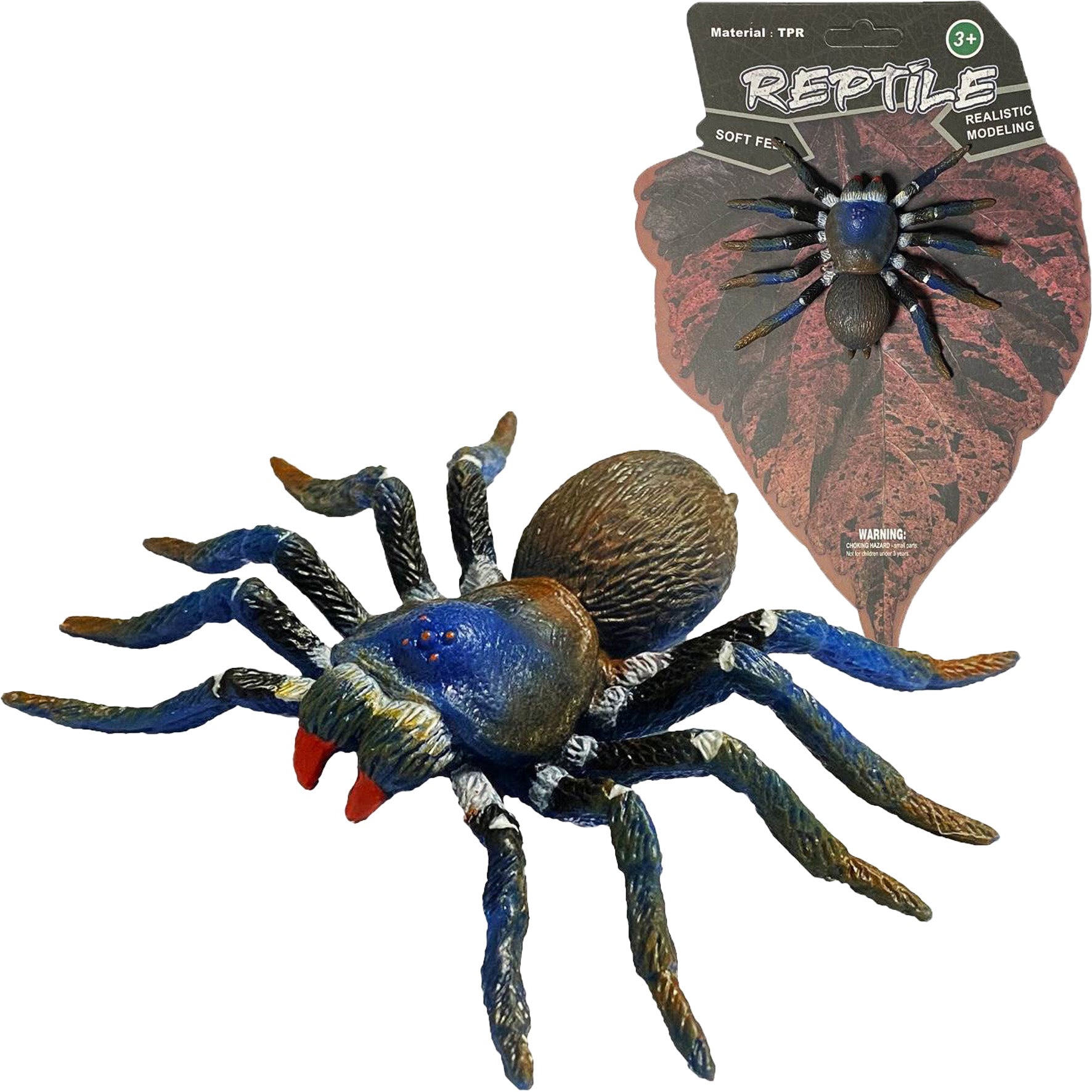 Živá příroda: Blue Tarantula - realistický model pavouka (8 cm)