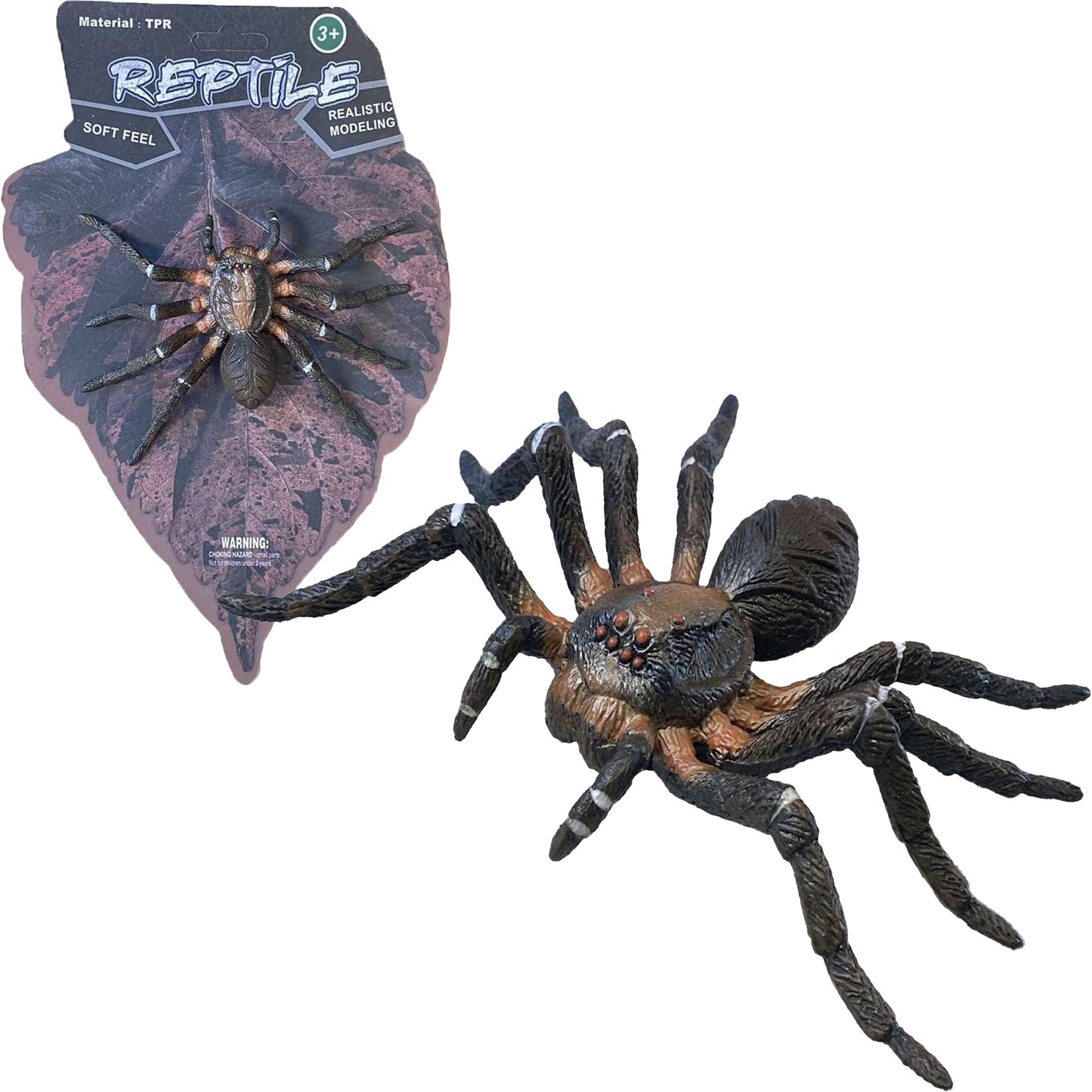 Živá příroda: Wolf Spider - realistický model pavouka (12 cm)