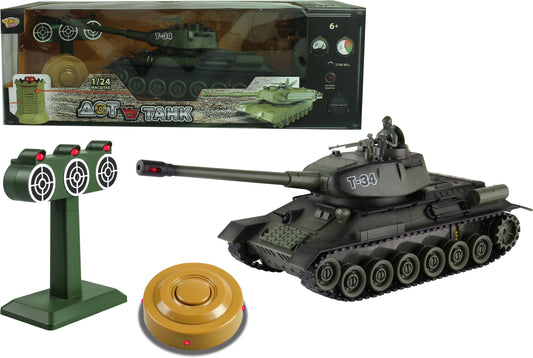 R/C Tank 1:24 T34 vs Terč