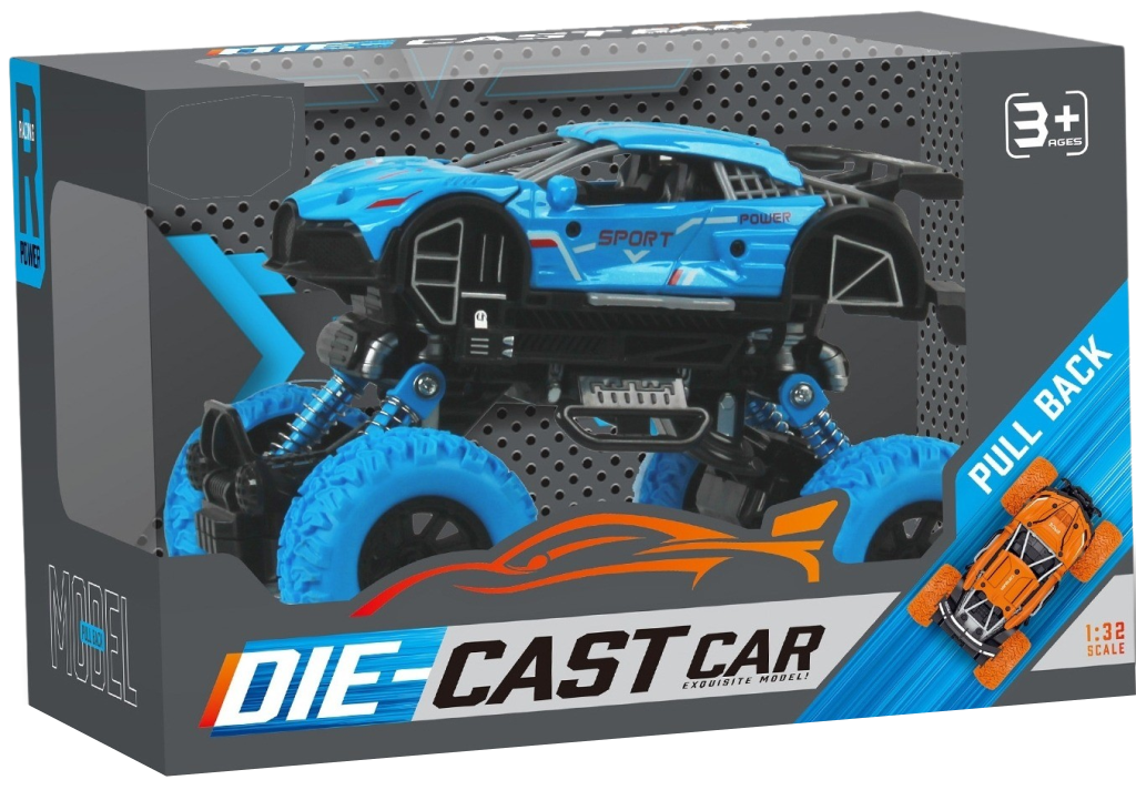 Monster truck 1:32 KLX600-330 zpětné natahování