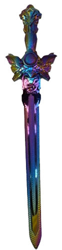 Dětský fantasy meč s duhovým efektem - 58 cm