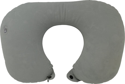 Záhlavník nafukovací vel. 35 cm - šedivý