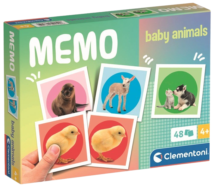 Clementoni - Pexeso zvířatka - mláďata