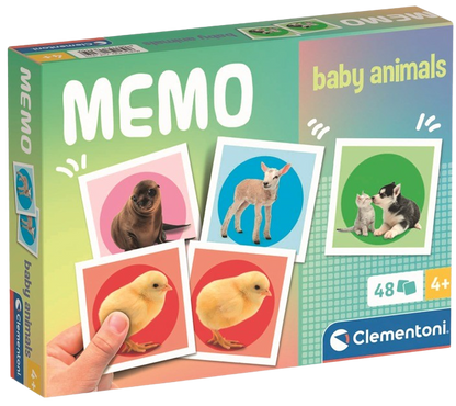 Clementoni - Pexeso zvířatka - mláďata