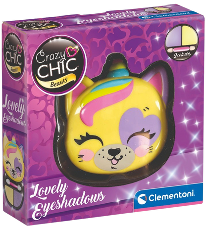 Clementoni - CRAZY CHIC Oční stíny Tygr