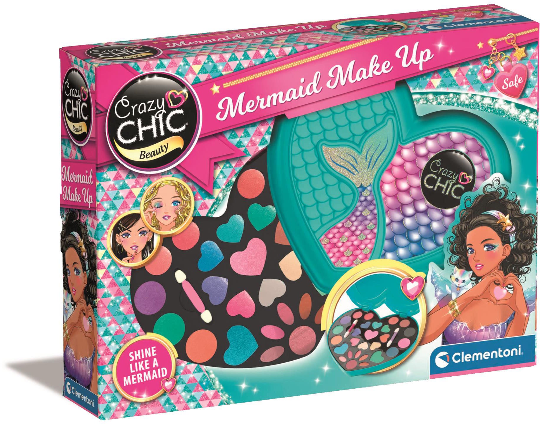 Clementoni - CRAZY CHIC make-up sada stínů mořská panna - Image 2