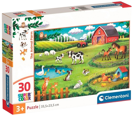 Clementoni - Puzzle 30 Zvířecí farma