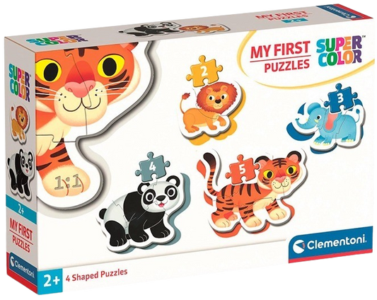 Clementoni - Moje první puzzle 4v1 Safari (2,3,4,5 dílků)
