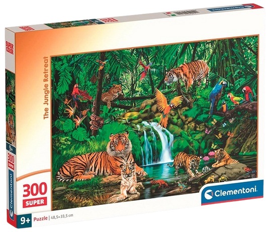 Clementoni - Puzzle 300 Útočiště v džungli