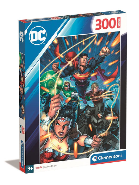 Clementoni - Puzzle 300 Super DC comics