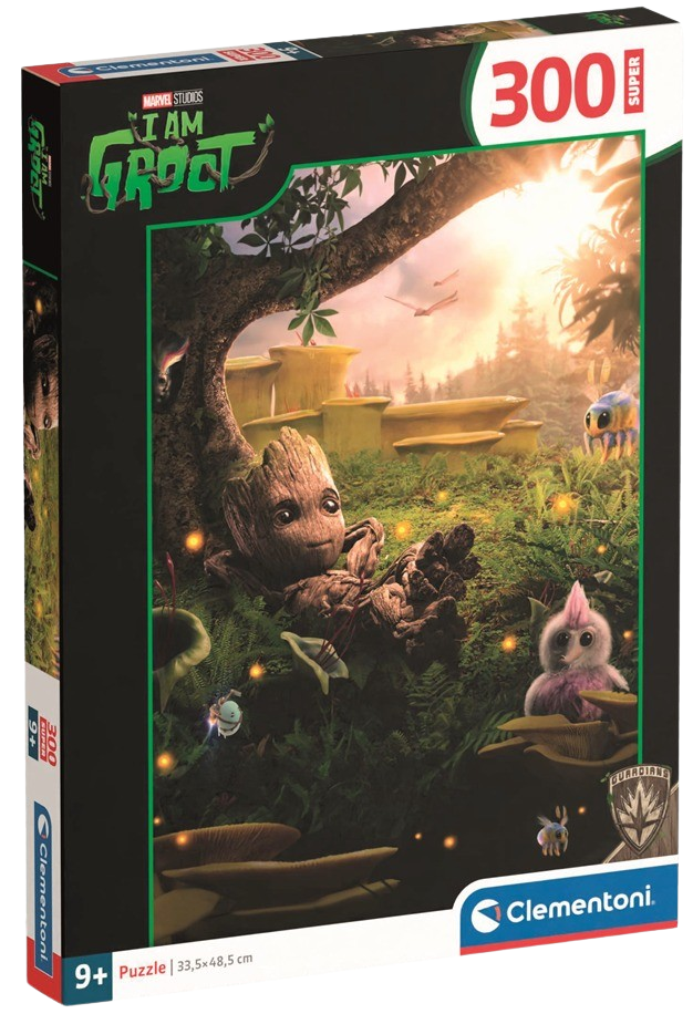 Clementoni - Puzzle 300 Super MARVEL - I Am Groot