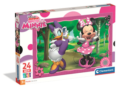 Clementoni - Puzzle 24 Maxi Disney Minnie